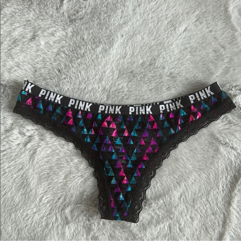 2015 PINK Victoria’s Secret Extra Low Rise Lace Thong Panty XS